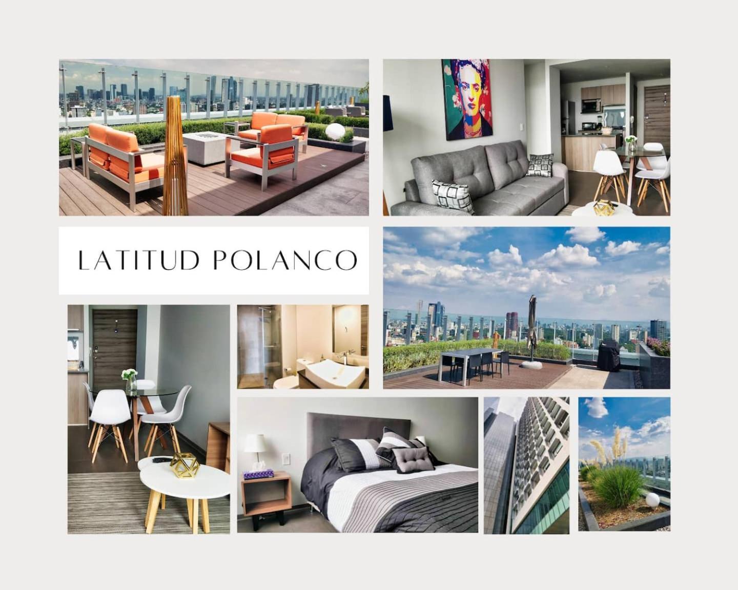 Alluring Views, Luxuriously Appointed In Polanco Mexico City Ngoại thất bức ảnh