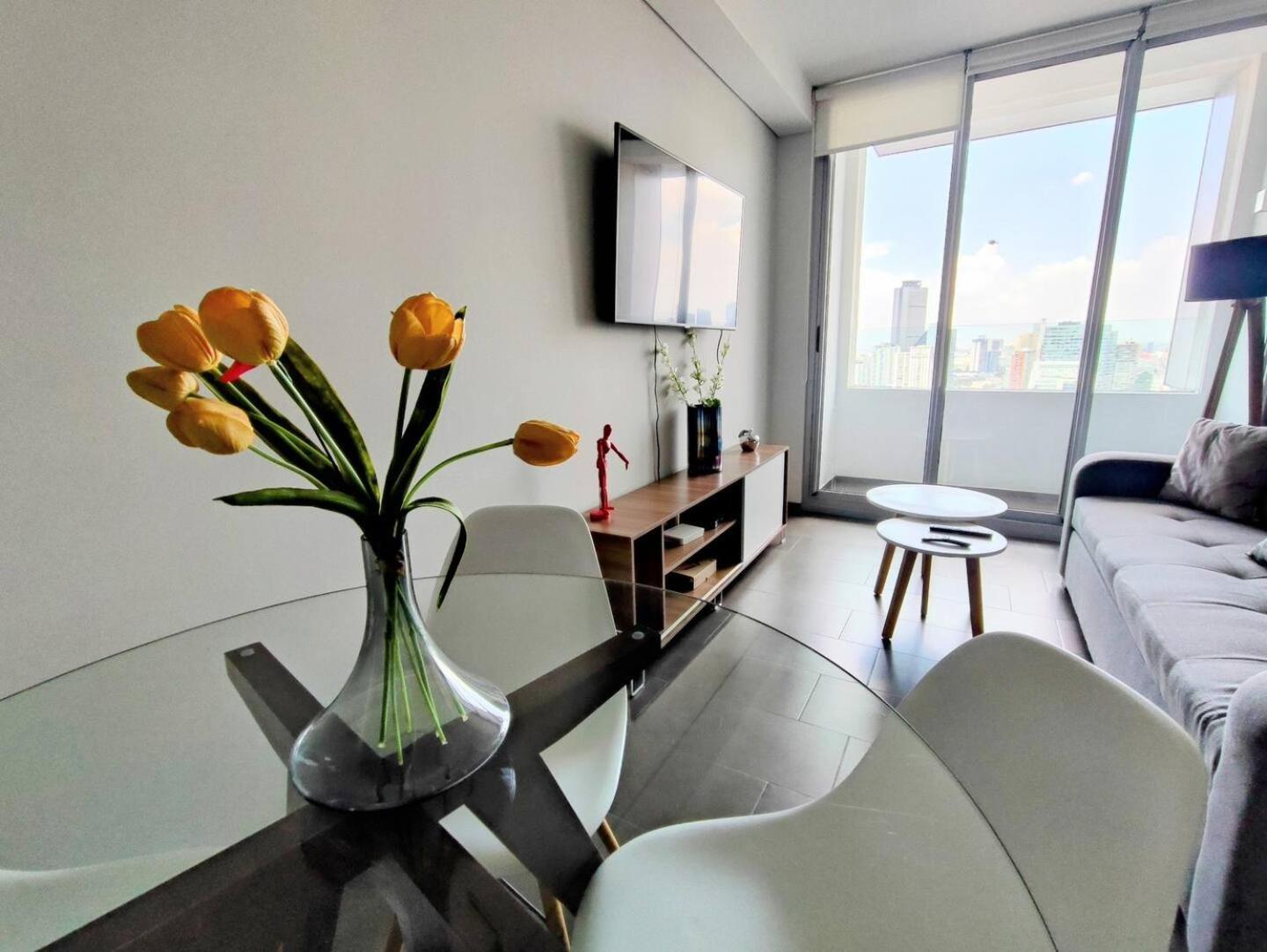 Alluring Views, Luxuriously Appointed In Polanco Mexico City Ngoại thất bức ảnh