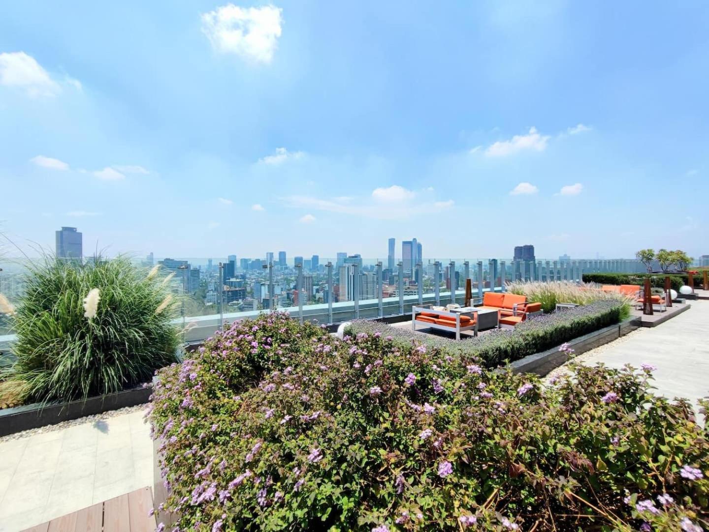 Alluring Views, Luxuriously Appointed In Polanco Mexico City Ngoại thất bức ảnh